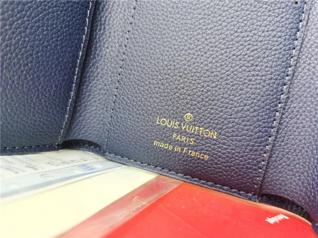 Louis Vuitton Black Embossed Monogram Leather Flap Closure Short Wallet 2