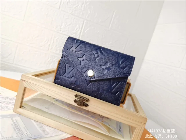 Louis Vuitton Black Embossed Monogram Leather Flap Closure Short Wallet 9