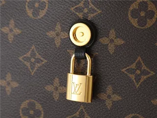 Louis Vuitton Brown Beige Flap-Top Monogram Canvas Chain Bag 4