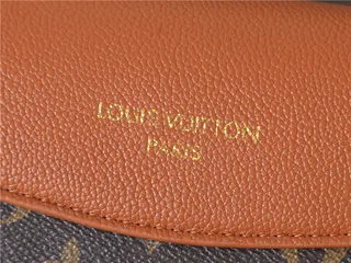 Louis Vuitton Brown Beige Flap-Top Monogram Canvas Chain Bag 23
