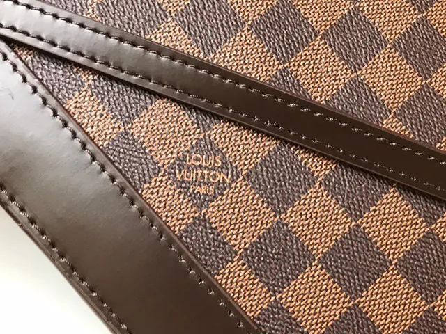 Louis Vuitton Brown Black Checkerboard Canvas Dome-Top Silhouette Boston Bag 7