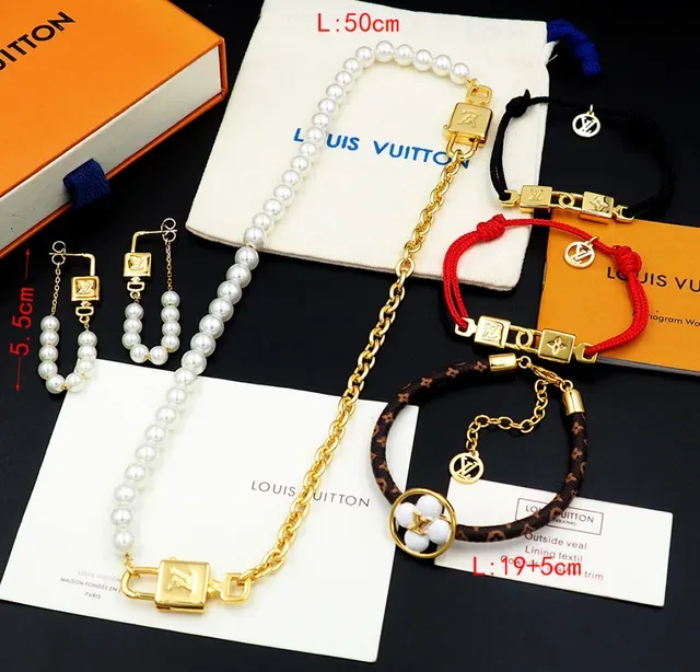 Louis Vuitton Brown Gold Monogrammed Leather Strap Circular Charm Bracelet 3