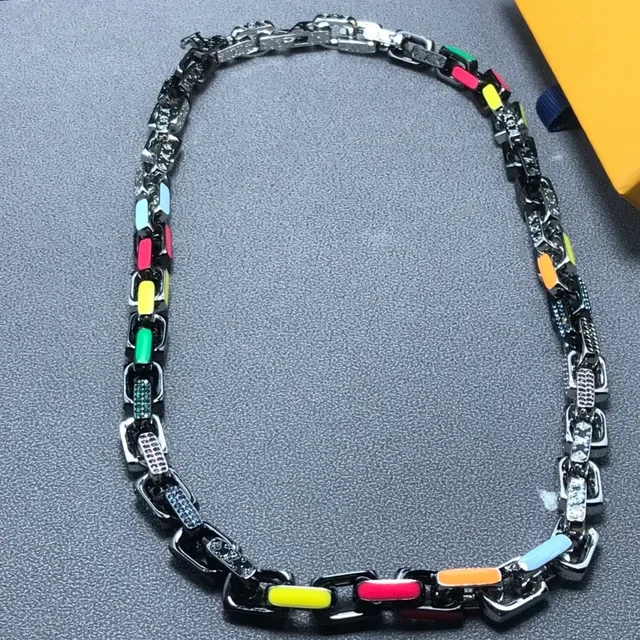 Louis Vuitton Chain Reaction Multicolor Enamel Bracelet 2