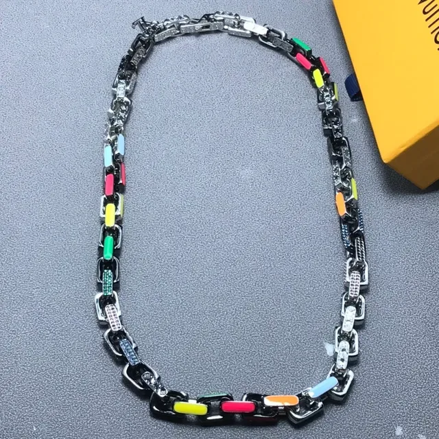 Louis Vuitton Chain Reaction Multicolor Enamel Bracelet 3