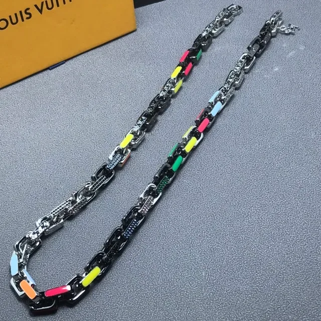 Louis Vuitton Chain Reaction Multicolor Enamel Bracelet 6