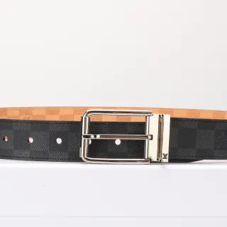 Louis Vuitton Damier Graphite Reversible Leather Belt