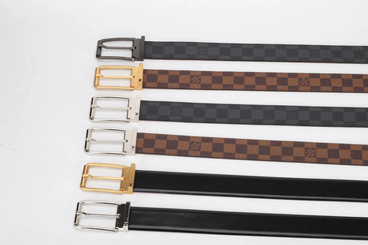 Louis Vuitton Damier Graphite Reversible Leather Belt 3