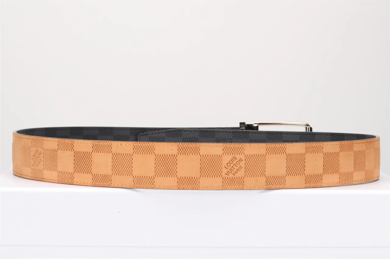 Louis Vuitton Damier Graphite Reversible Leather Belt 7