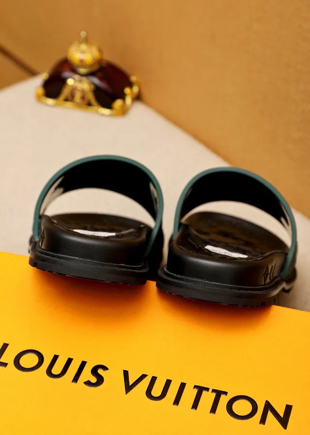 Louis Vuitton Geometric Strap Monogram Slippers 8