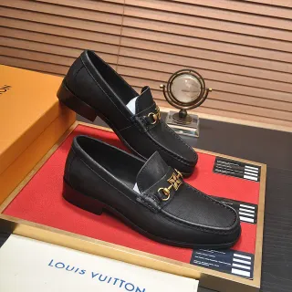 Louis Vuitton Horsebit 1955 乐福鞋 黑色皮革 乐福鞋
