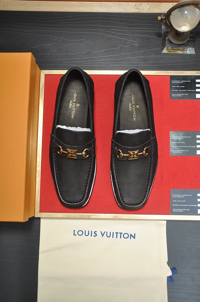 Louis Vuitton Horsebit 1955 Loafer Black Leather Loafers 5