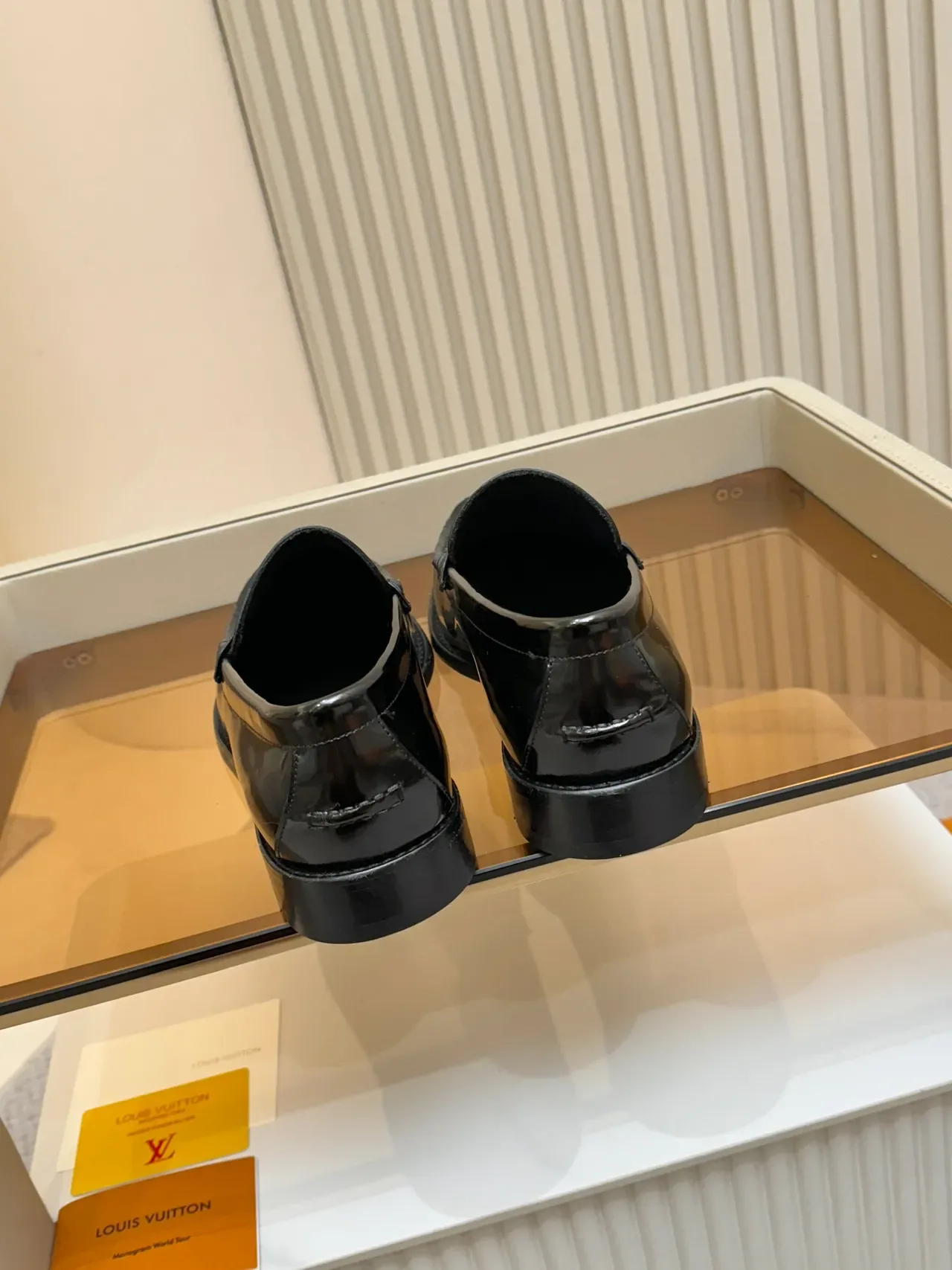 Louis Vuitton Horsebit Loafer Black Patent Leather Loafer 3