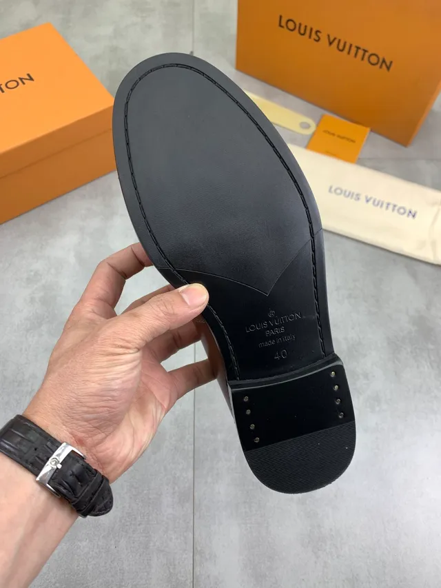 Louis Vuitton Horsebit Loafer Brown Leather Loafers 2