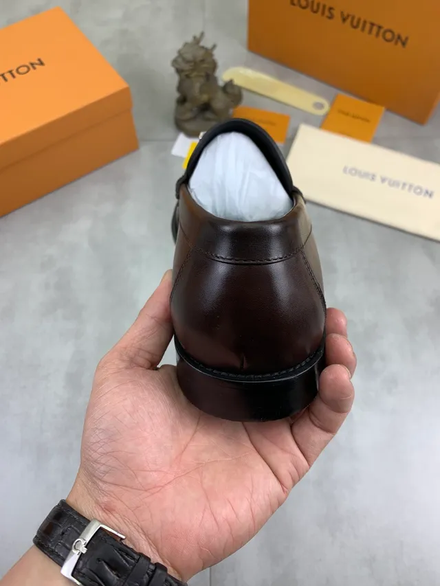 Louis Vuitton Horsebit Loafer Brown Leather Loafers 3