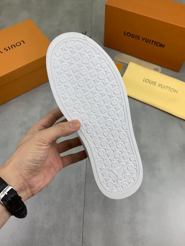Louis Vuitton Loafer White Checkered Damier Leather Loafer 2