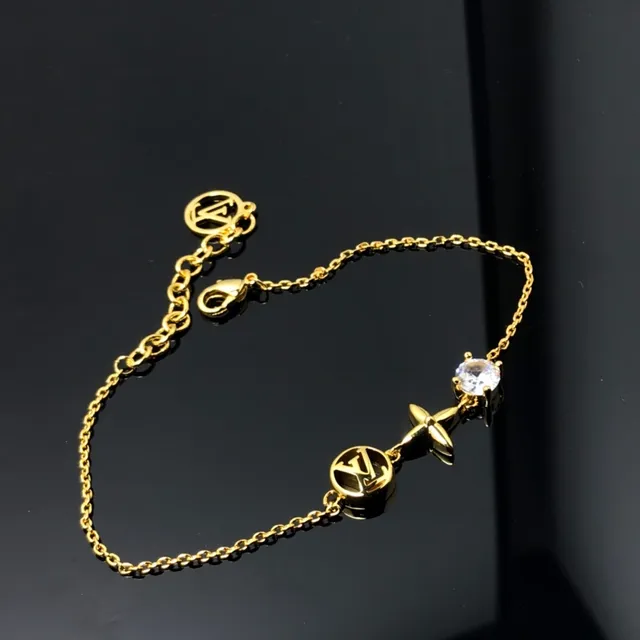 Louis Vuitton LV Fleur Doré Cristal Bracelet 2