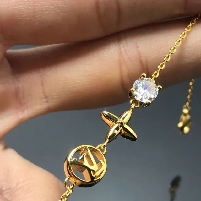 Louis Vuitton LV Fleur Doré Cristal Bracelet 3