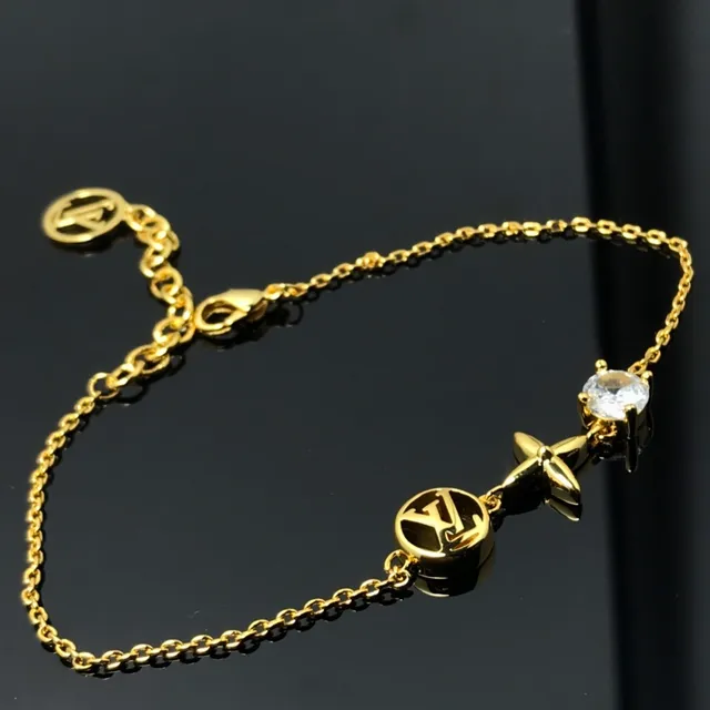 Louis Vuitton LV Fleur Doré Cristal Bracelet 4