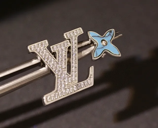 Louis Vuitton LV Monogram and Flower Stud Earrings 4