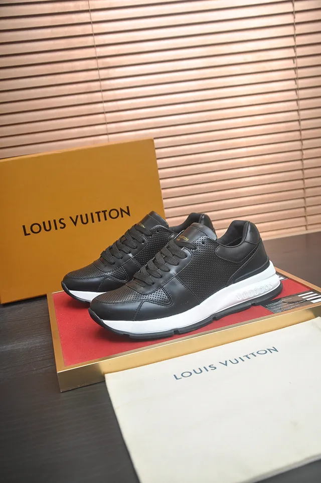 Louis Vuitton LV Trainer Black and White Lifestyle Sneakers 4