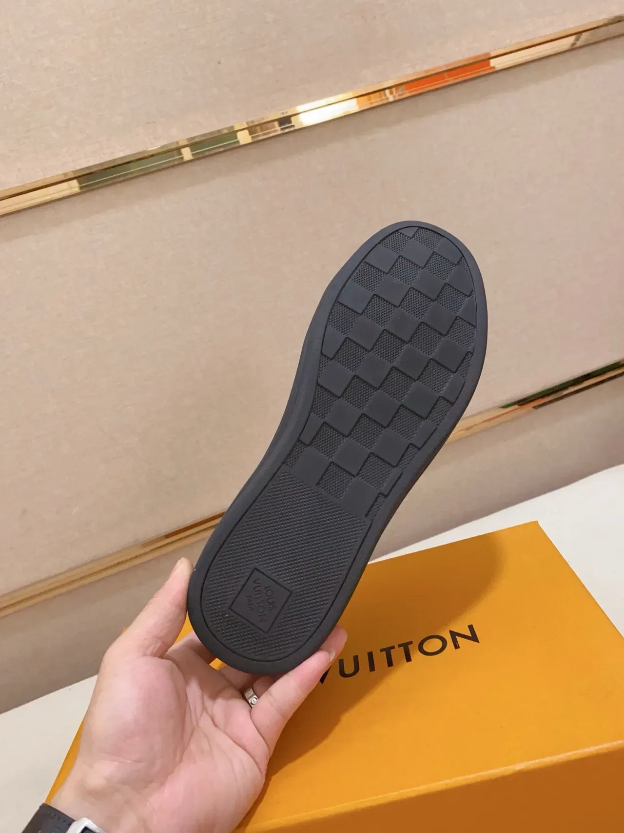 Louis Vuitton LV Trainer Black Brown Low-Top Leather And Damier Canvas Lifestyle Sneakers 2