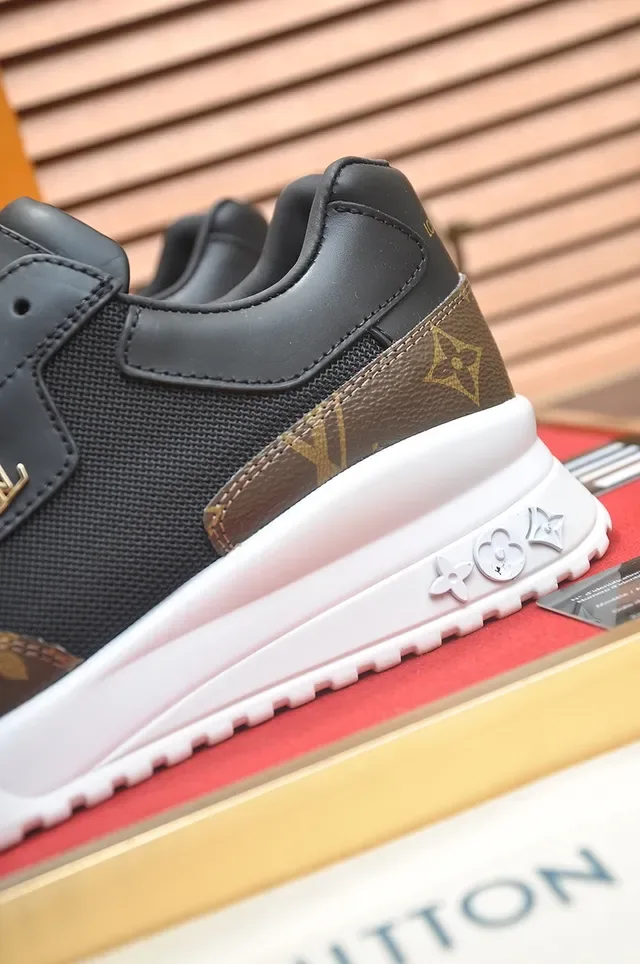 Louis Vuitton LV Trainer Black Brown Monogram Canvas Mixed-Material Upper Lifestyle Sneakers 2