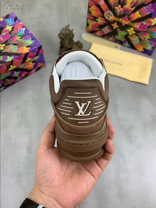 Louis Vuitton LV Trainer Brown Monogram Canvas Lifestyle Sneakers 2