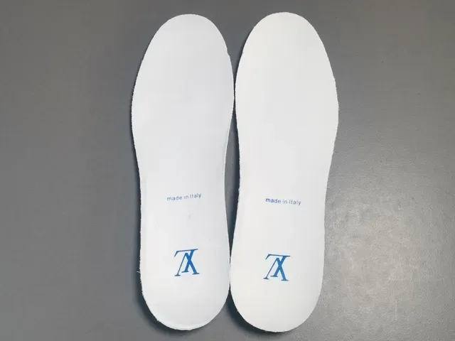 Louis Vuitton LV Trainer Sneakers Lifestyle Blanc et Bleu Low-Top Cuir 7