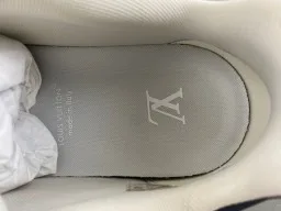 Louis Vuitton LV Trainer White Navy Low-Top Checkerboard Damier Azur Lifestyle Sneakers 8