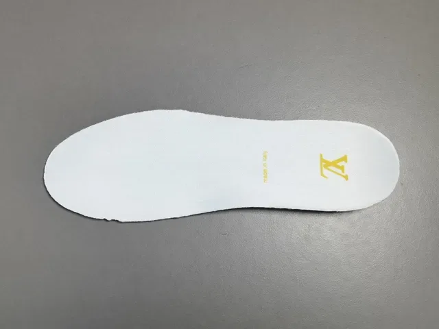 Louis Vuitton LV Trainer Yellow White Layered Monogram Textile Asymmetrical Strap Detail Lifestyle Sneakers 6