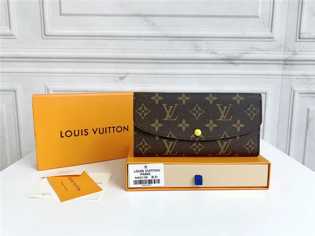 Louis Vuitton Monogram Canvas Envelope Flap Long Wallet 19