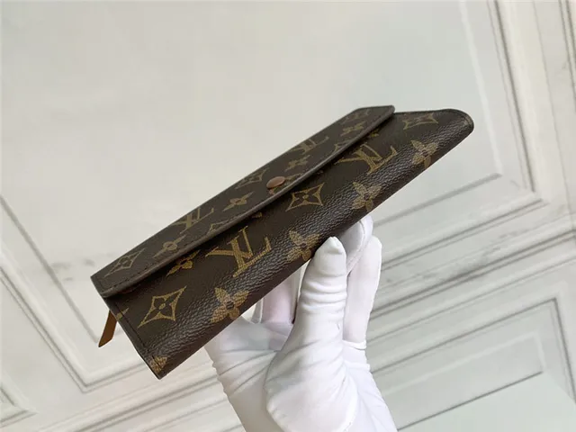 Louis Vuitton Monogram Canvas Envelope Flap Long Wallet 24
