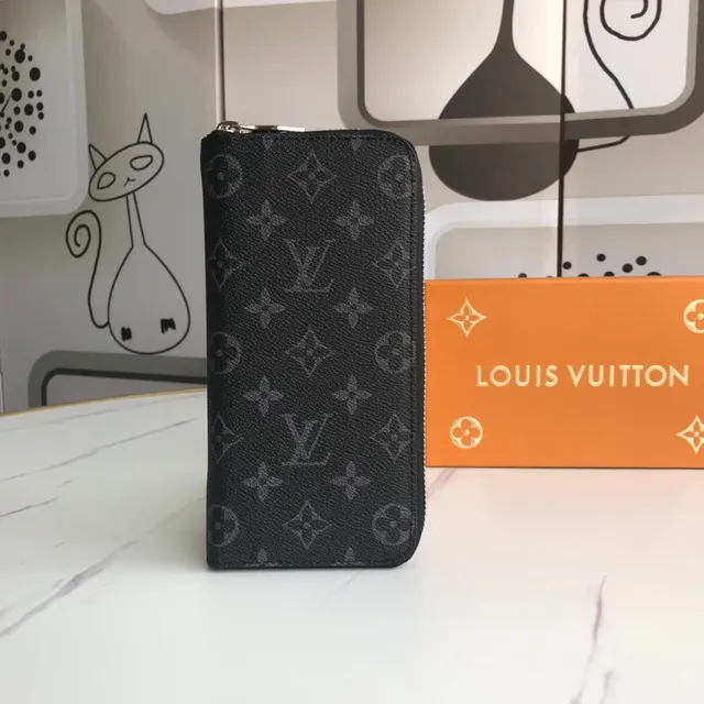 Louis Vuitton Monogram Coated Leather Long Wallet 4