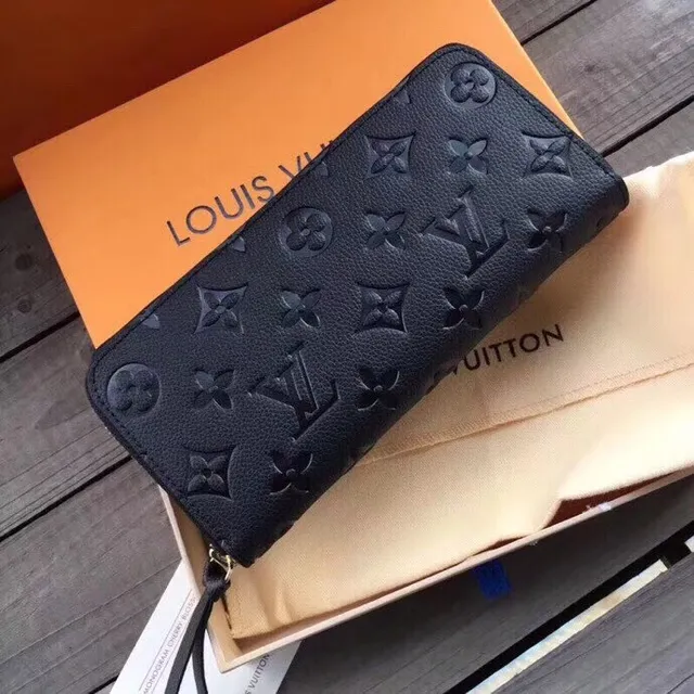 Louis Vuitton Monogram Empreinte Magenta Long Wallet 10