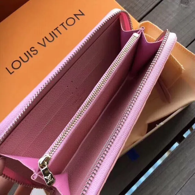 Louis Vuitton Monogram Empreinte Magenta Long Wallet 14