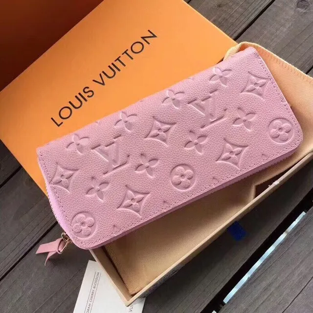Louis Vuitton Monogram Empreinte Magenta Long Wallet 16