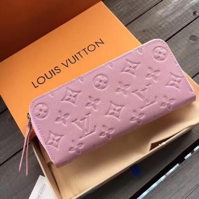 Louis Vuitton Monogram Empreinte Magenta Long Wallet 17