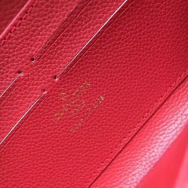 Louis Vuitton Monogram Empreinte Magenta Long Wallet 20