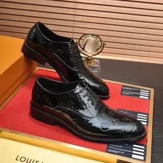 Louis Vuitton Monogram Patent Leather Oxford Shoes