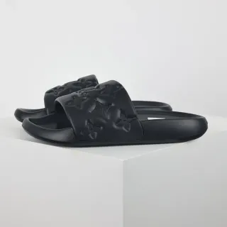Louis Vuitton Monogram Slide काला चप्पल