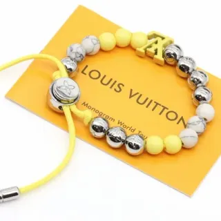 Louis Vuitton Monogram World Tour Pulsera de cuentas