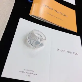Louis Vuitton Monogram World Tour Transparent Resin Ring