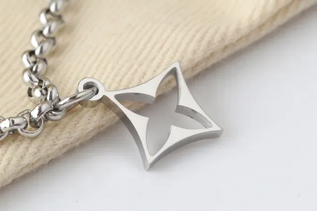 Louis Vuitton Multi-Charm Bracelet Gold Pink Chain Pendant Bracelet 6