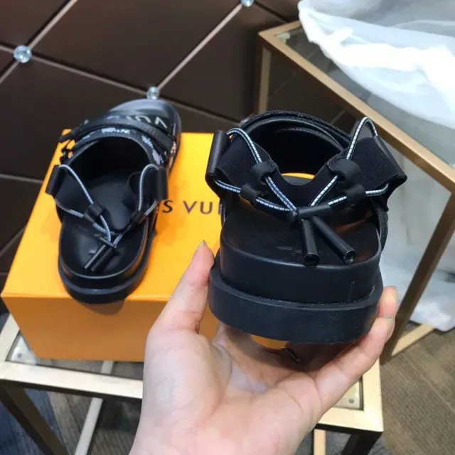 Louis Vuitton Multi-Strap Checkerboard Print Casual Sandals 7