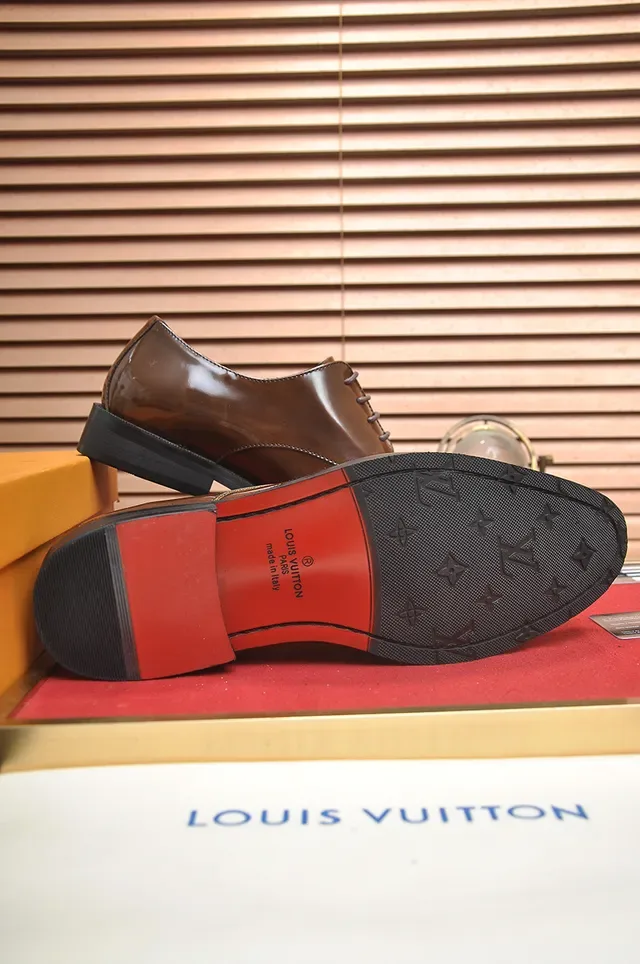 Louis Vuitton Chaussures Oxford Marron Cap Toe Polies 3