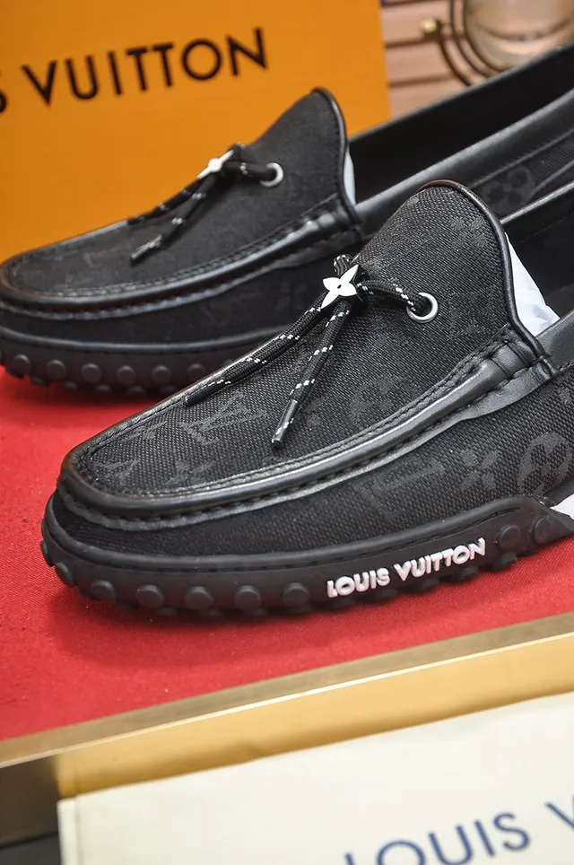 Louis Vuitton Run Away Black Monogram Canvas Loafers 2
