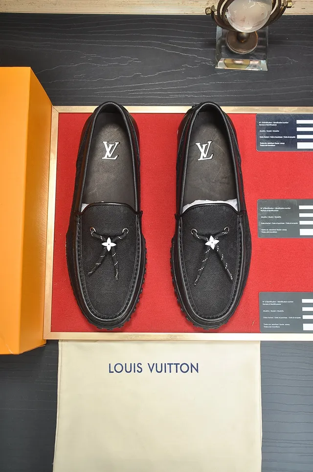 Louis Vuitton Run Away Black Monogram Canvas Loafers 5