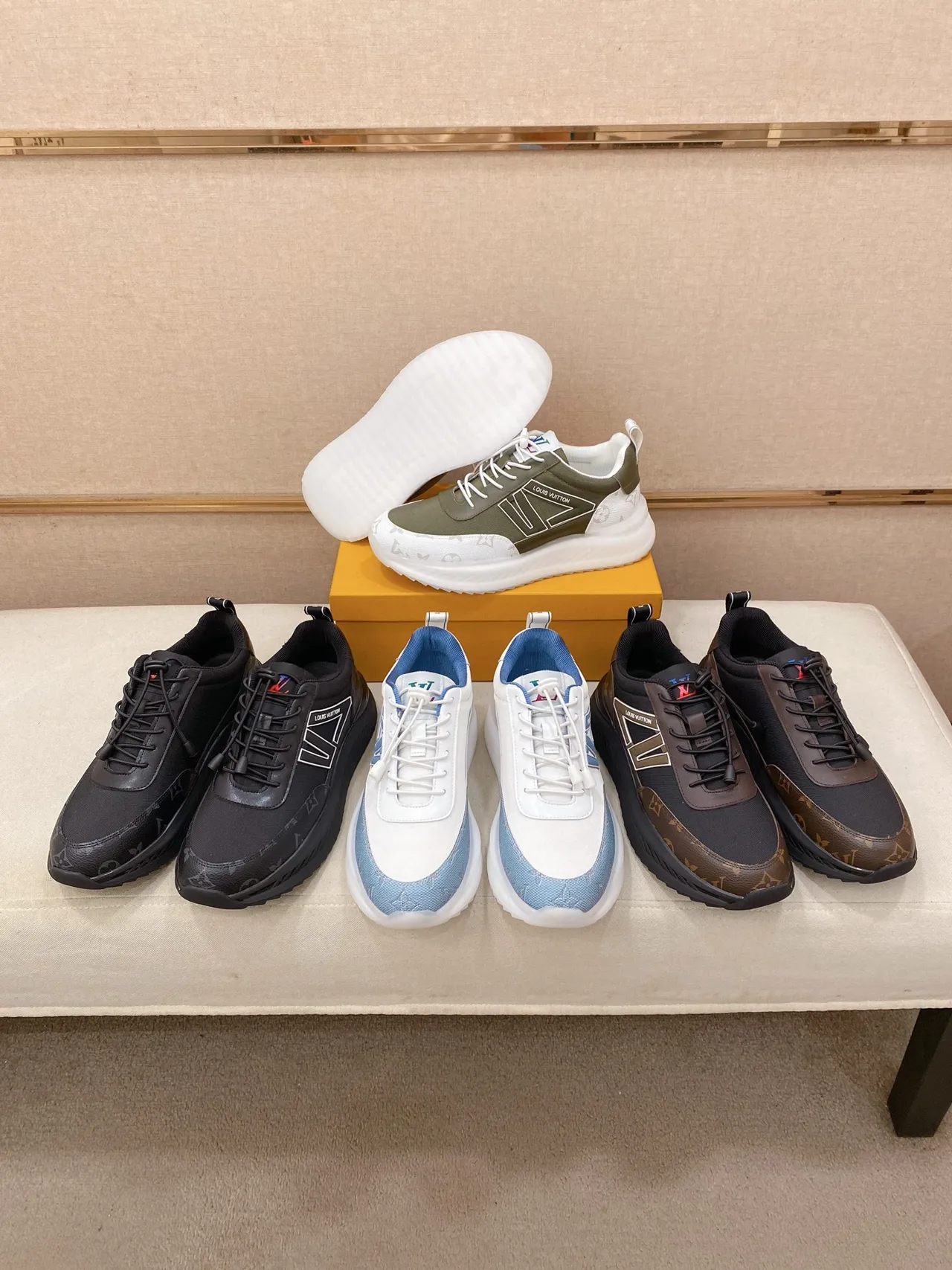 Louis Vuitton Run Away Black Monogram Lifestyle Sneakers 2