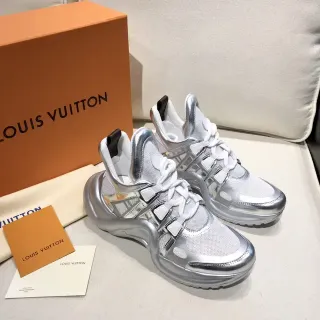 Louis Vuitton Run Away Metallic Silver Zapatillas Lifestyle