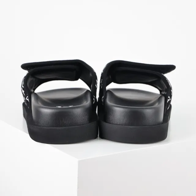 Louis Vuitton Run Away Slides Black Monogram Platform Slippers 8